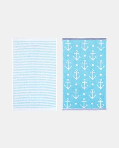 Set due asciugamani con decori detail 1