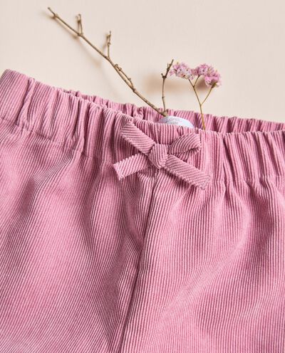 Pantaloni millerighe in puro cotone IANA neonata detail 1