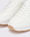 Sneakers basse in eco pelle donna