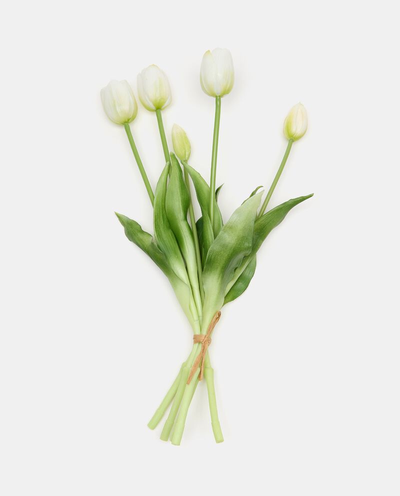 Tulipani bianchi in plasticadouble bordered 0 