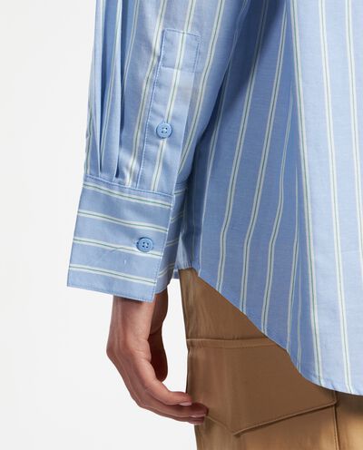 Camicia oversize in puro cotone donna detail 2