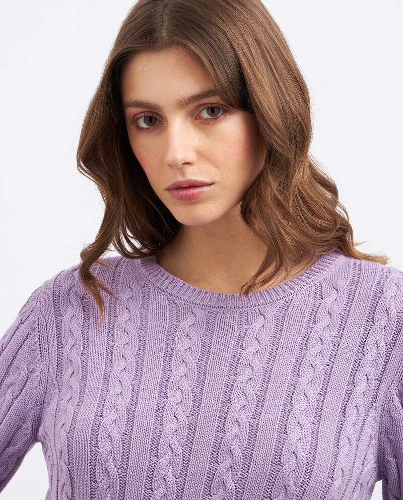 Pullover tricot in puro cotone donna single tile 2 cotone