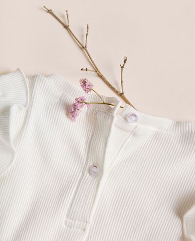 T-shirt a manica lunga in cotone stretch IANA neonata detail 1