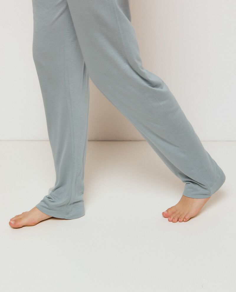 Pantaloni pigiama fibra di bamboo donna single tile 2 