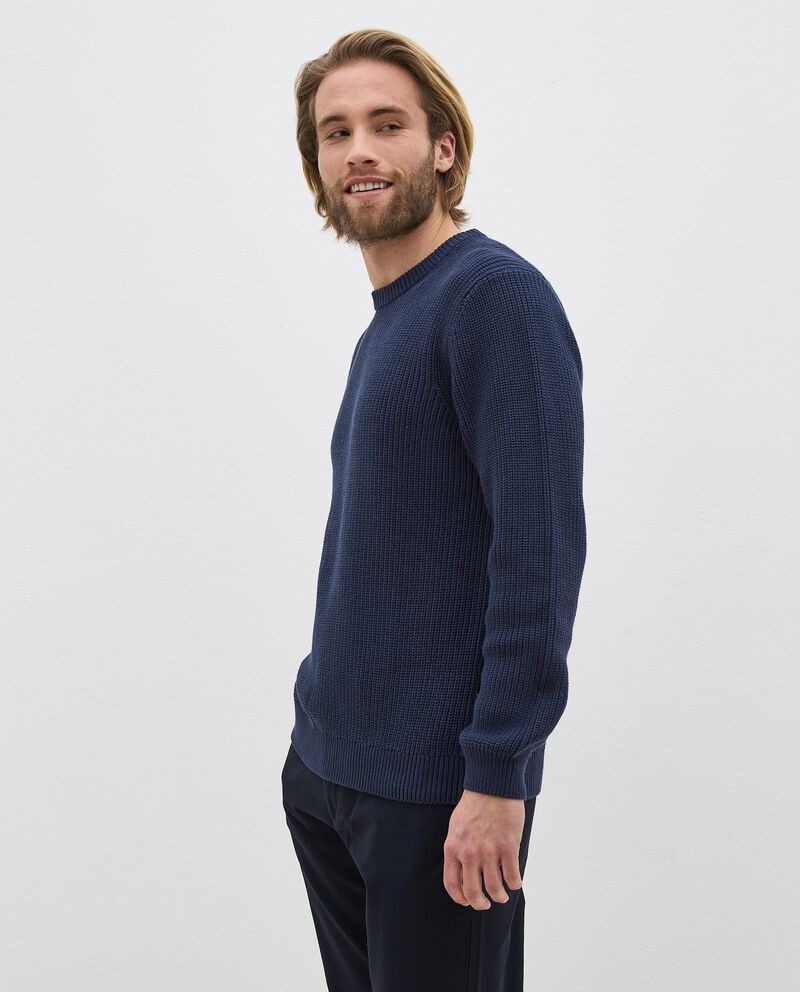 Pullover tricot di puro cotone uomo single tile 0 