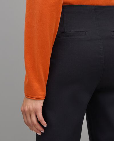 Pantaloni aderenti in misto cotone donna detail 2