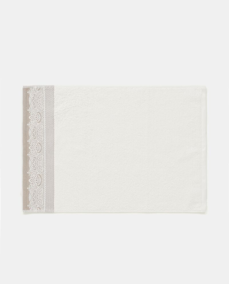 Asciugamano degli ospiti con ricamo Made in Portugal single tile 3 cotone