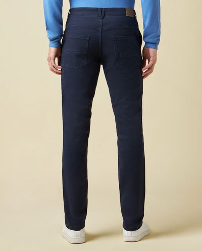Pantalone slim fit in cotone stretch uomo detail 1