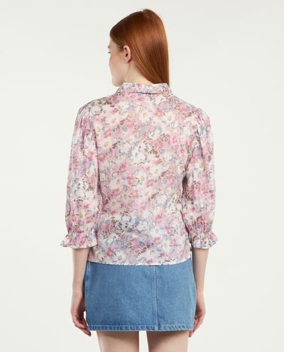 Camicia in puro cotone in stampa floreale donna detail 1