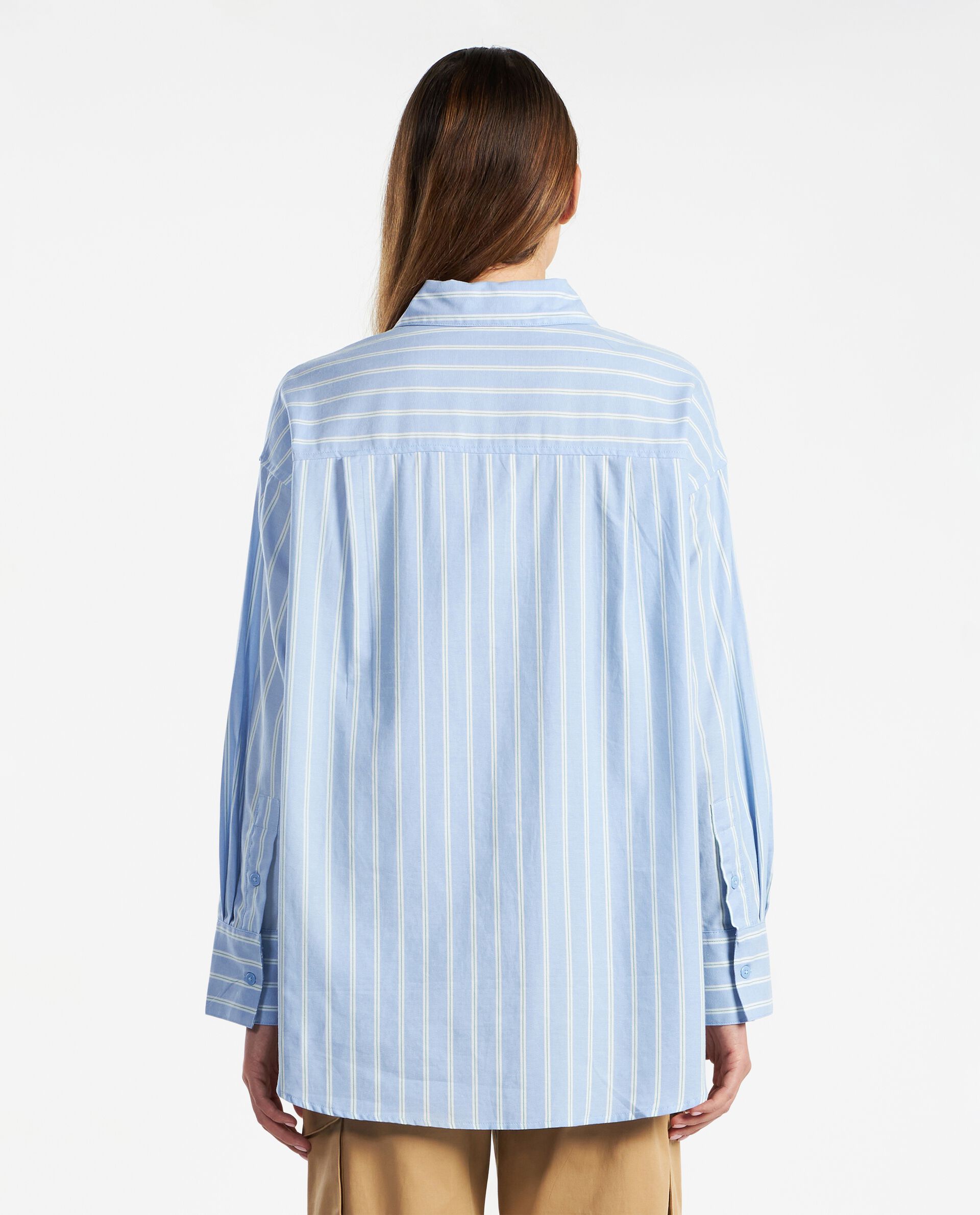 Camicia oversize in puro cotone donna
