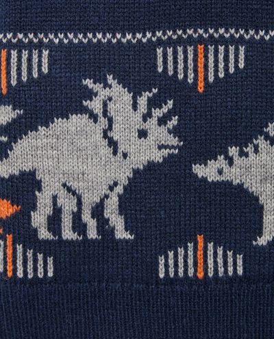 Girocollo in tricot misto lana bambino detail 1