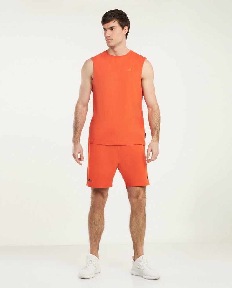 Shorts fitness in puro cotone uomo cover