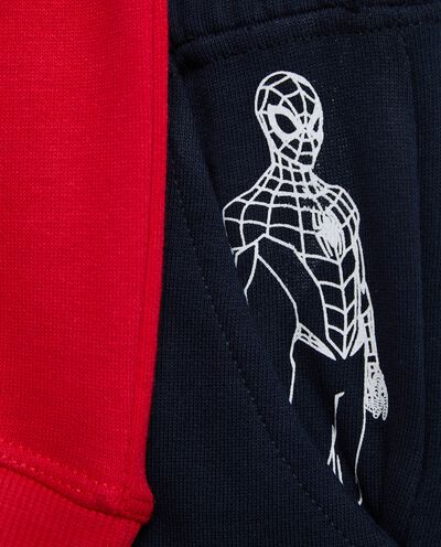 Completo tuta cappuccio stampa Spider-Man in puro cotone bambino detail 1