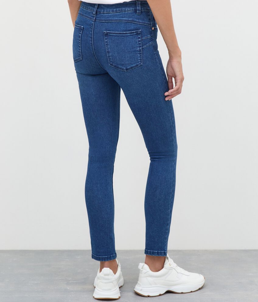 Jeans skinny fit elasticizzati donna double 2 cotone