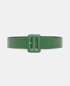 Cintura verde effetto pitone donna