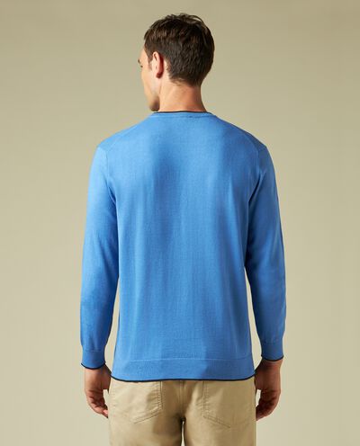 Girocollo tricot in misto cotone uomo detail 1
