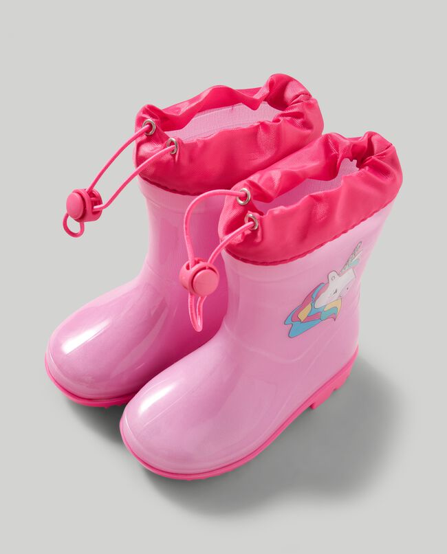 Stivali anti-pioggia unicorno bambina carousel 0