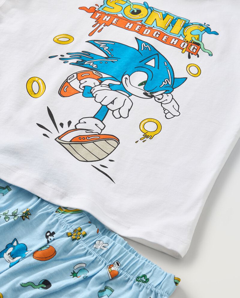 Set pigiama corto Sonic bambino single tile 1 cotone