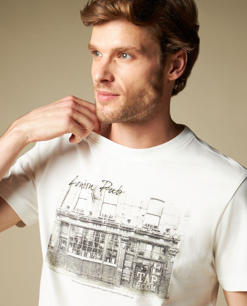 T-shirt girocollo in puro cotone uomo single tile 2 cotone
