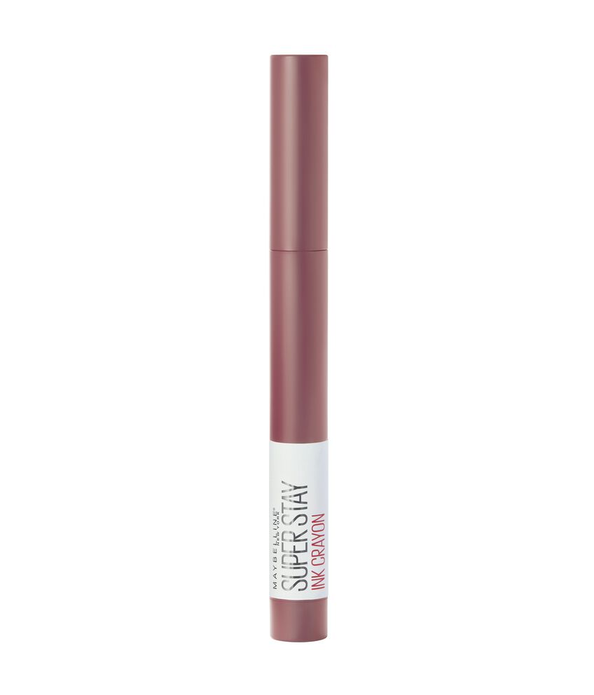 Maybelline New York SuperStay Ink Crayon, rossetto in penna a lunga tenuta, Lead the Way (15). double 1 