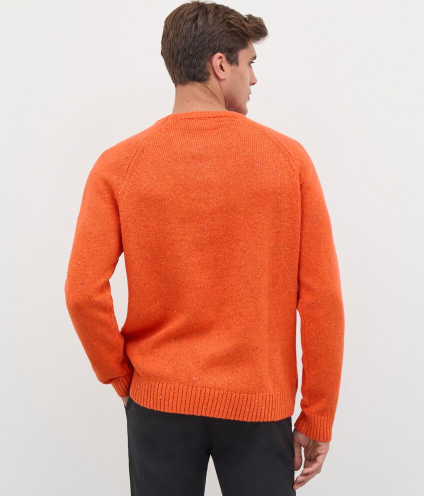 Maglione tricot girocollo in misto lana uomo double 2 