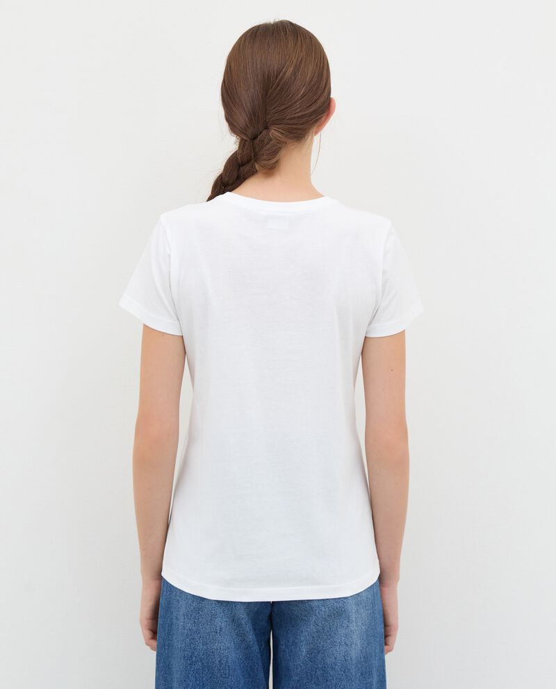 T-shirt Holistic in puro cotone con stampa donna single tile 2 