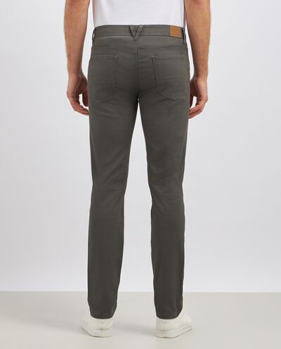 Pantaloni in puro cotone modello 5 tasche uomo detail 1