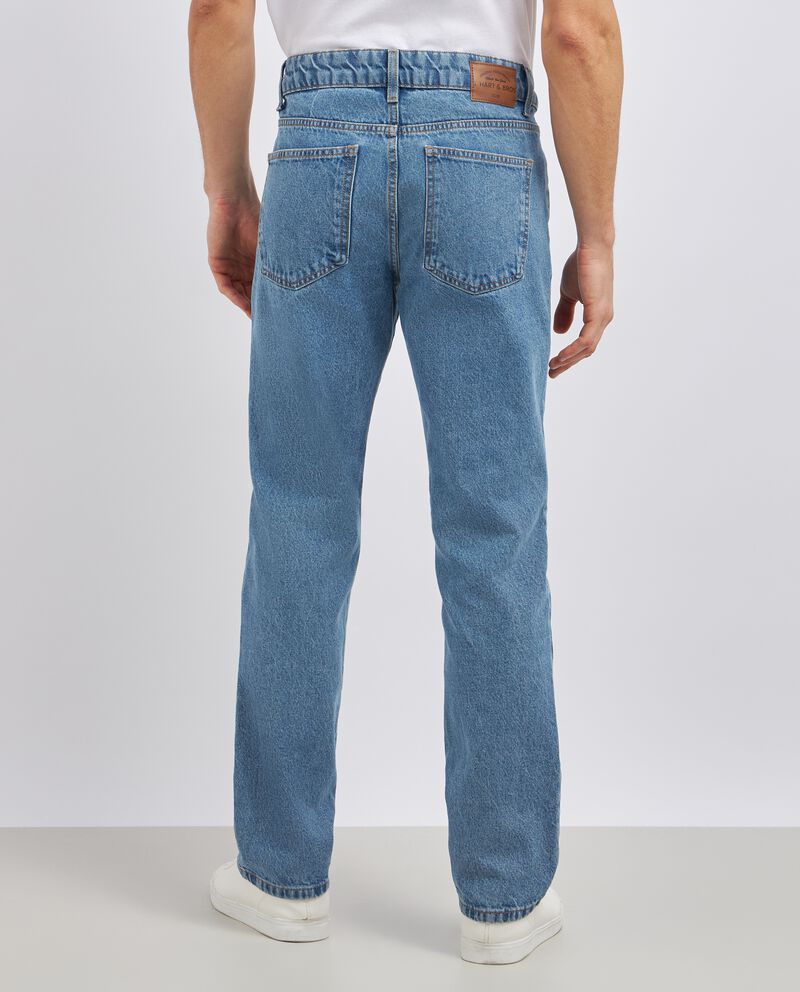 Jeans regular fit in puro cotone uomodouble bordered 2 
