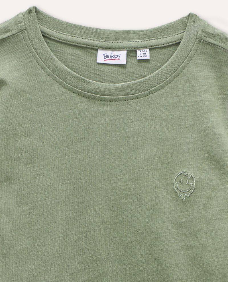 T-shirt in puro cotone ragazzodouble bordered 1 cotone