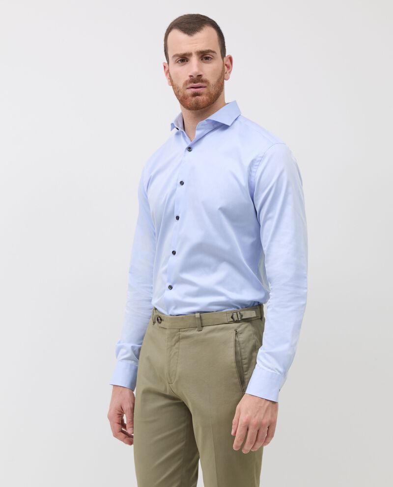 Camicia elegante in puro cotone uomo single tile 0 