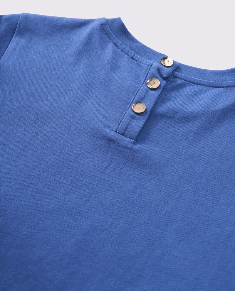 T-shirt a maniche lunghe in puro cotone donna single tile 1 cotone