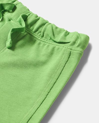 Shorts di felpa di puro cotone neonato detail 1