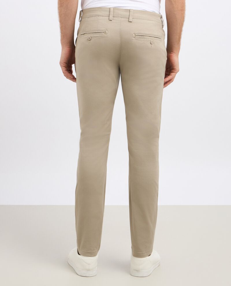 Pantaloni chino in cotone stretch uomodouble bordered 1 cotone