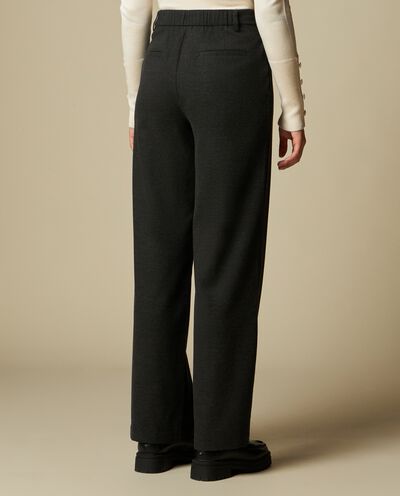 Pantalone regular con vita elasticata donna detail 1