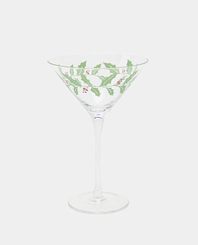 Bicchiere da Martini cocktail con fantasia natale carousel 0