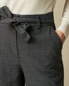 Pantalone palazzo con cintura donna
