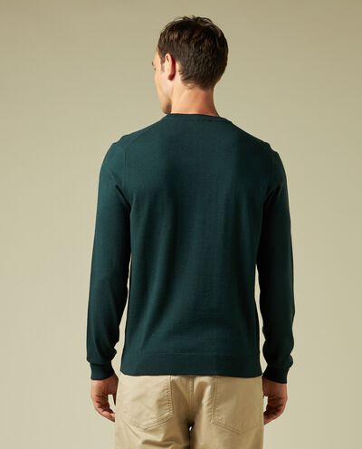 Girocollo tricot in misto cotone uomo detail 1
