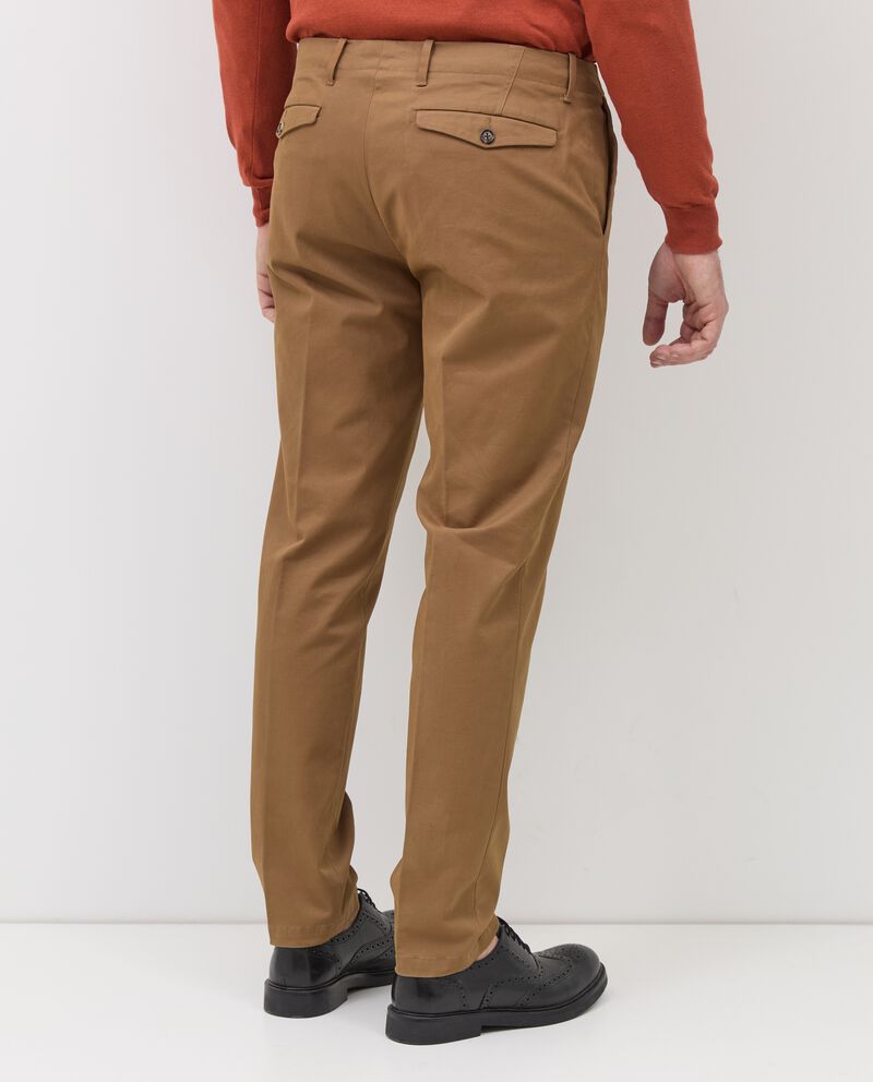 Pantaloni chino in cotone elasticizzato uomo single tile 1 
