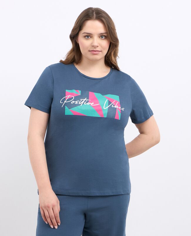 T-shirt fitness in puro cotone donna curvy carousel 0