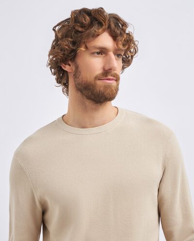 Girocollo tricot in puro cotone uomo detail 2
