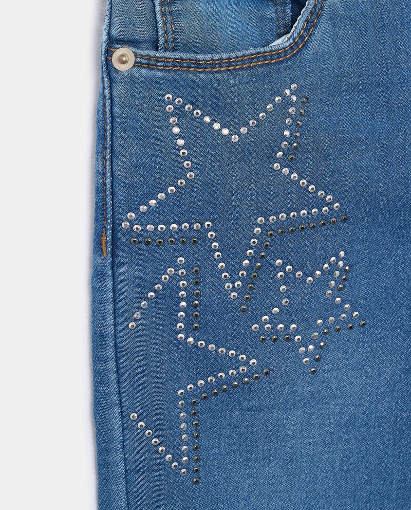 Jeans con borchiette ragazza single tile 1 