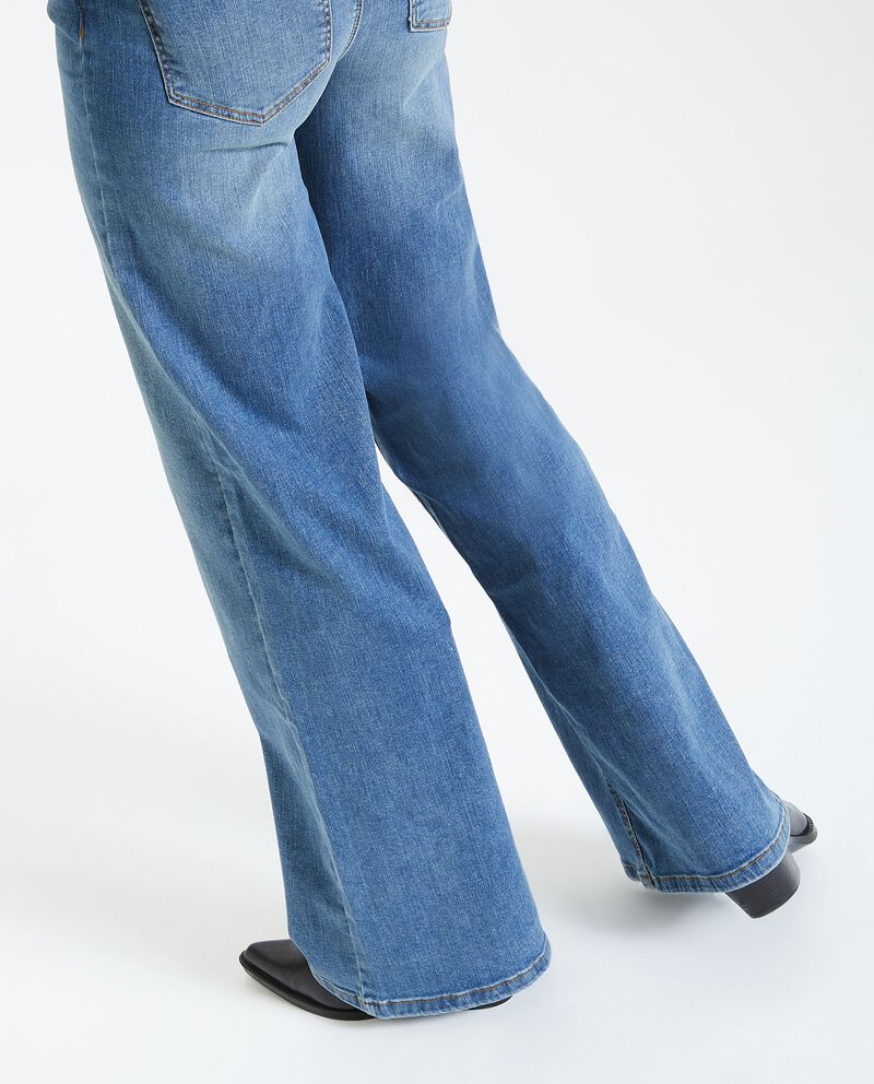 Jeans regular fit a zampa donna single tile 2 
