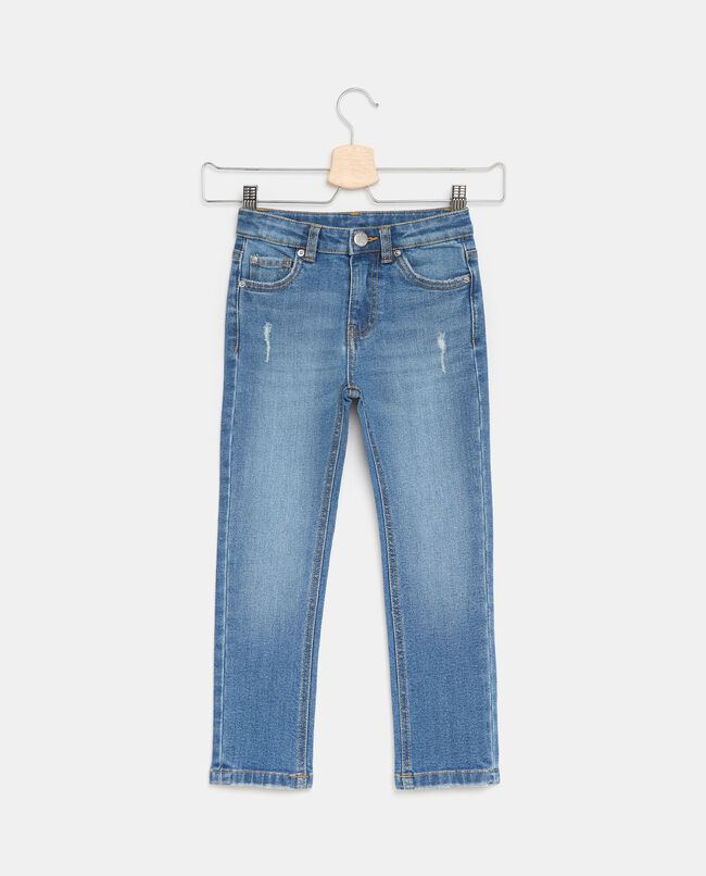 Jeans in denim stretch misto cotone bambino carousel 0