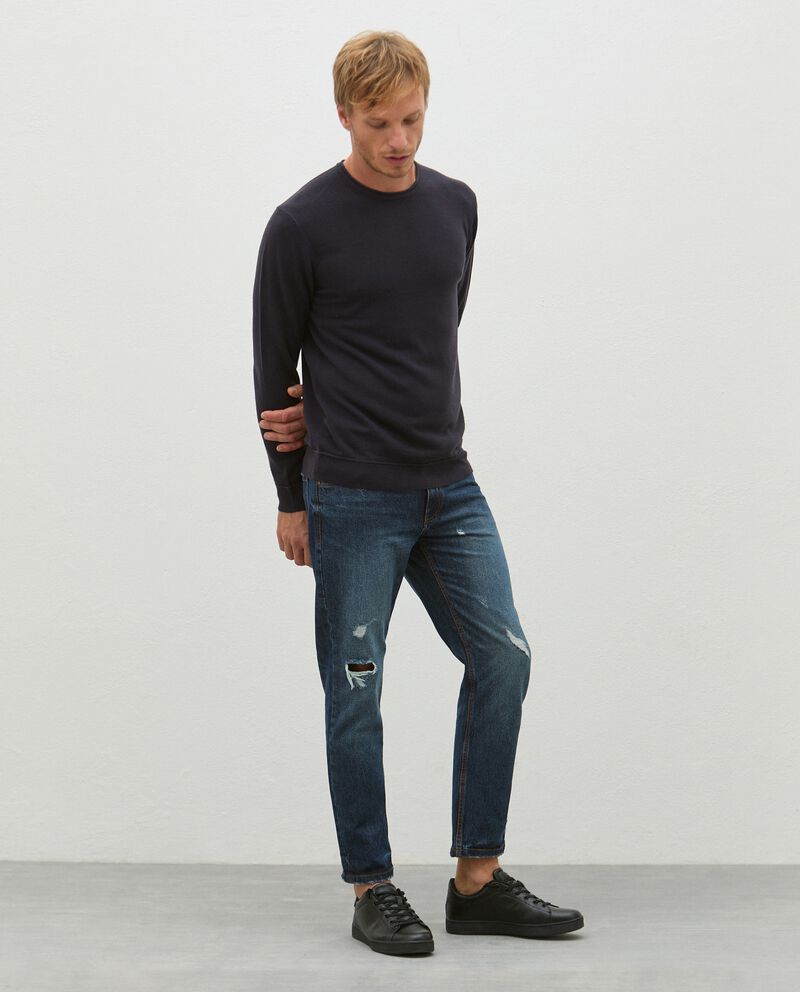 Jeans con strappi uomo single tile 0 