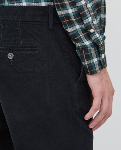 Pantalone a coste in cotone elasticizzato uomo detail 2