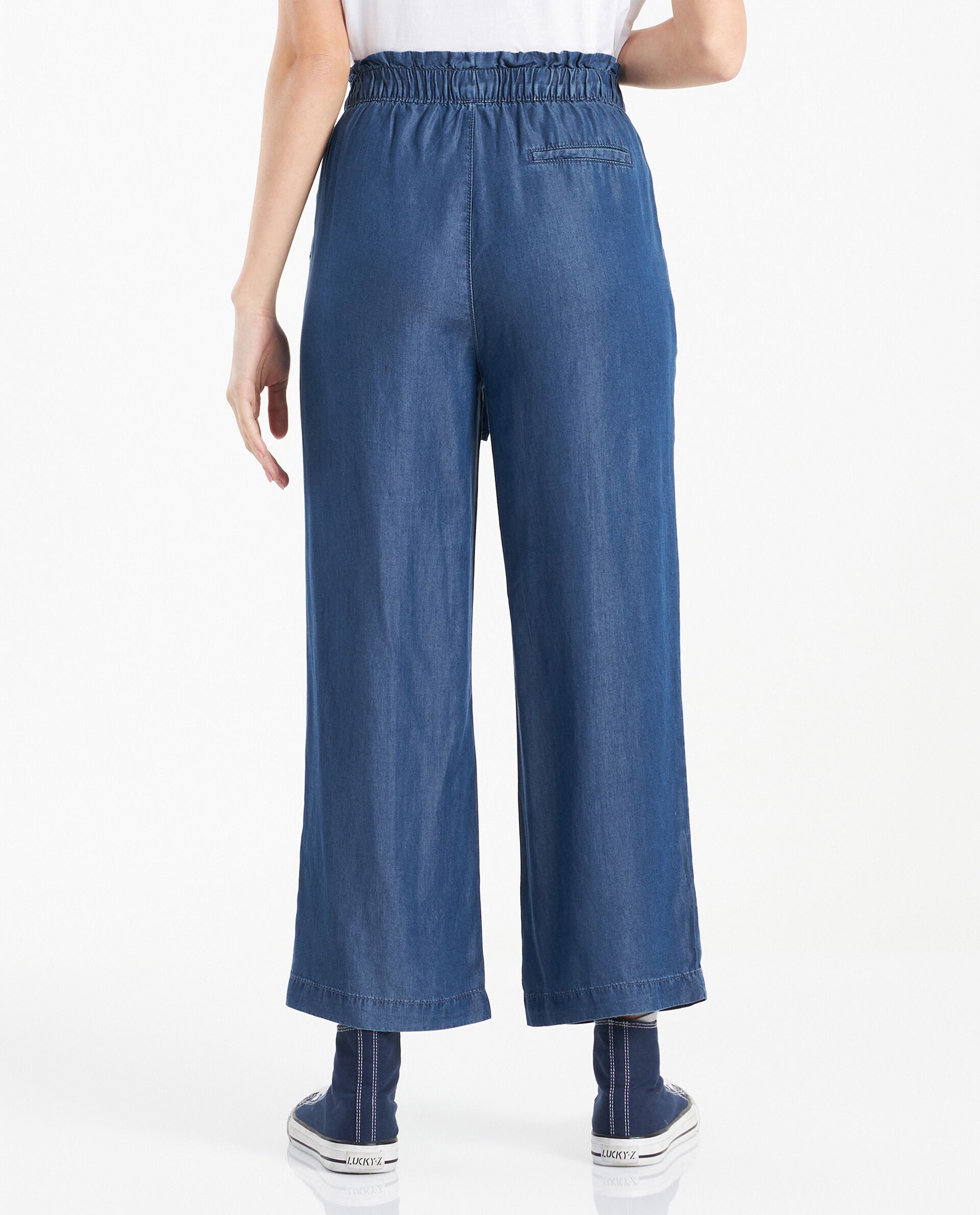 Jeans cropped in lyocell donna