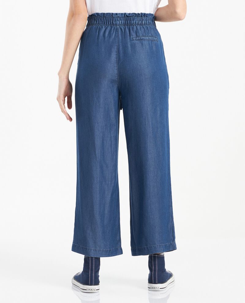 Jeans cropped in lyocell donna single tile 1 