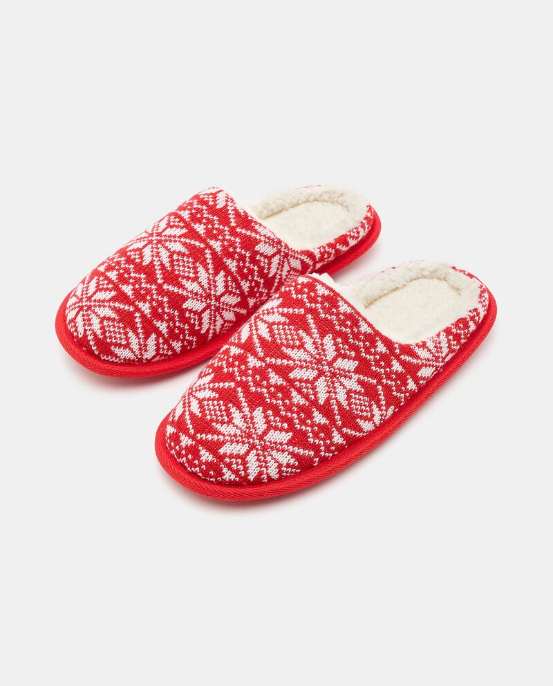 Pantofole con decoro natalizio single tile 0 