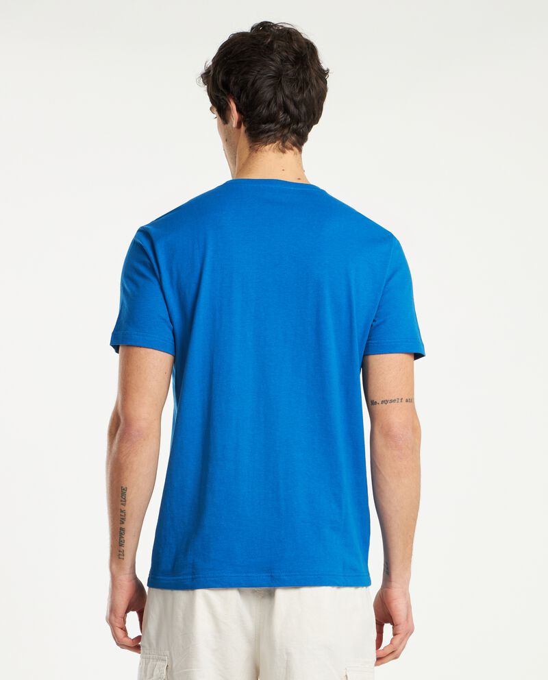 T-shirt in misto lino uomo single tile 1 lino