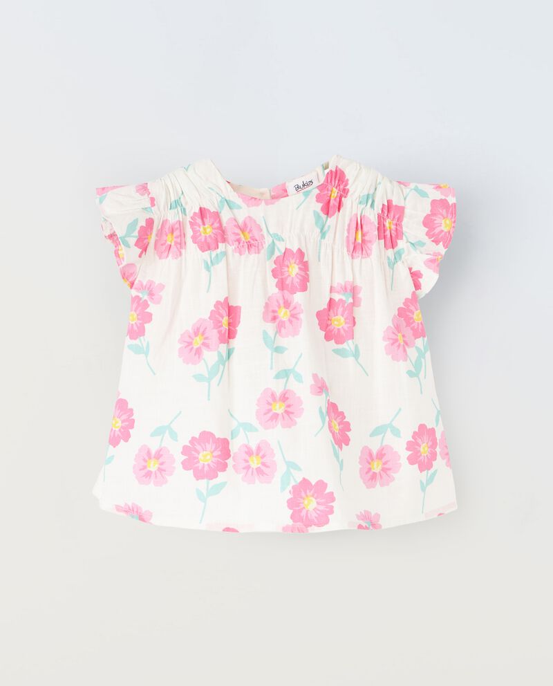 Blusa in cotone stretch neonata cover